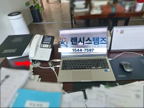 대전 사무실 인터넷 선 설치 작업