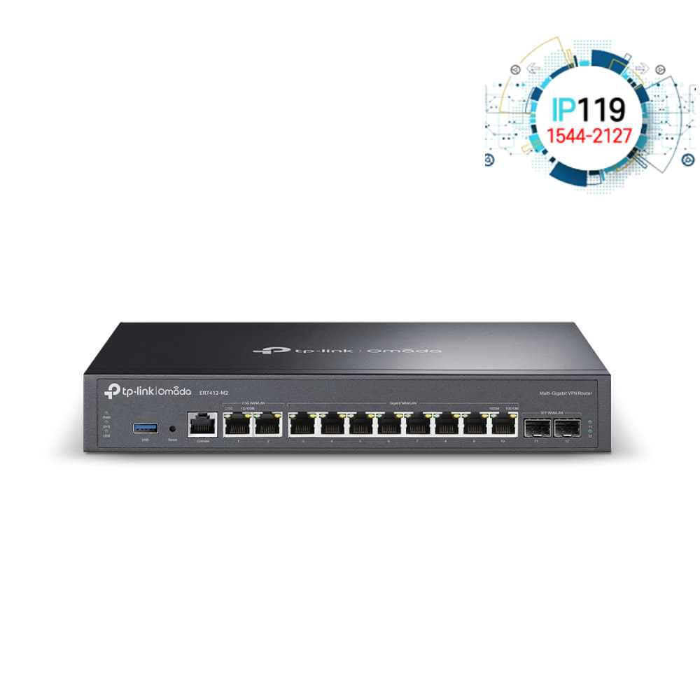 TPLINK 티피링크 ER7412-M2 ER7412-M2 라우터 고속 데이터 전송