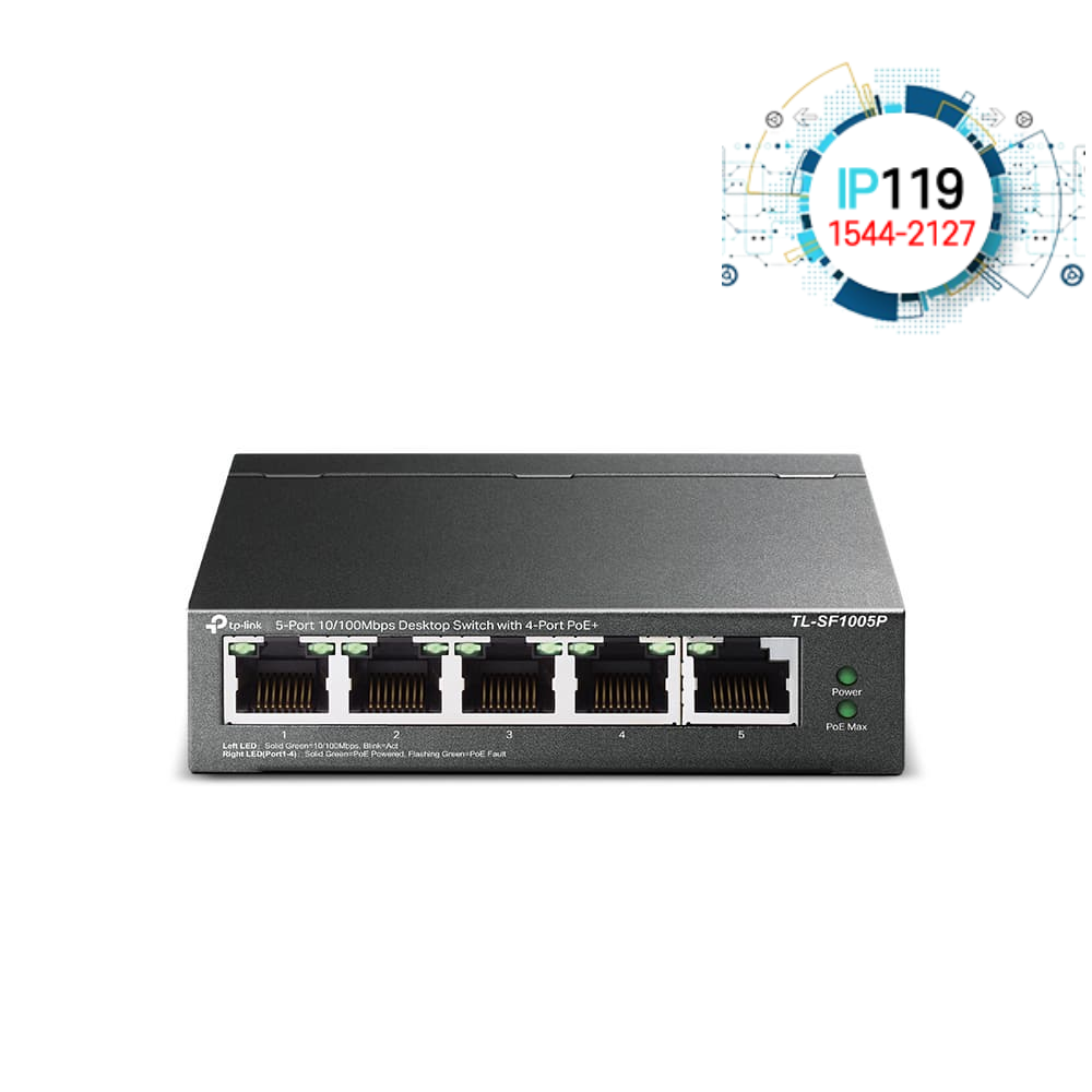 TPLINK 티피링크 TL-SF1005P PoE+ 5포트