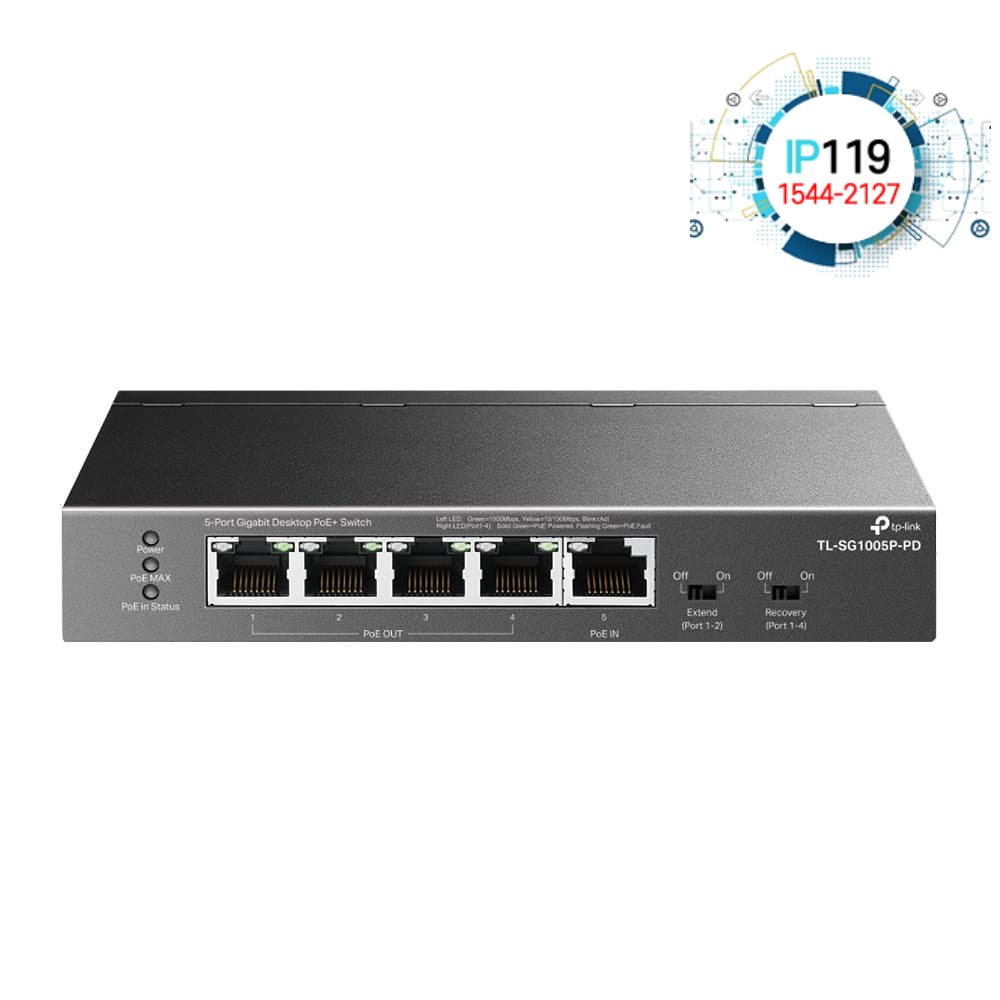 TPLINK 티피링크 TL-SG1005P-PD 랜선분배기 5포트
