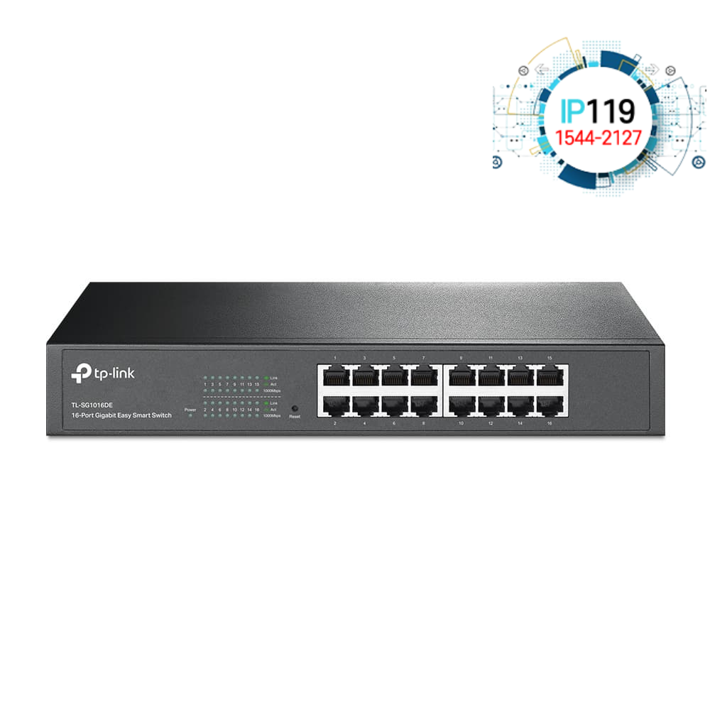 TPLINK 티피링크 TL-SG1016DE 고속 데이터 전송 16포트