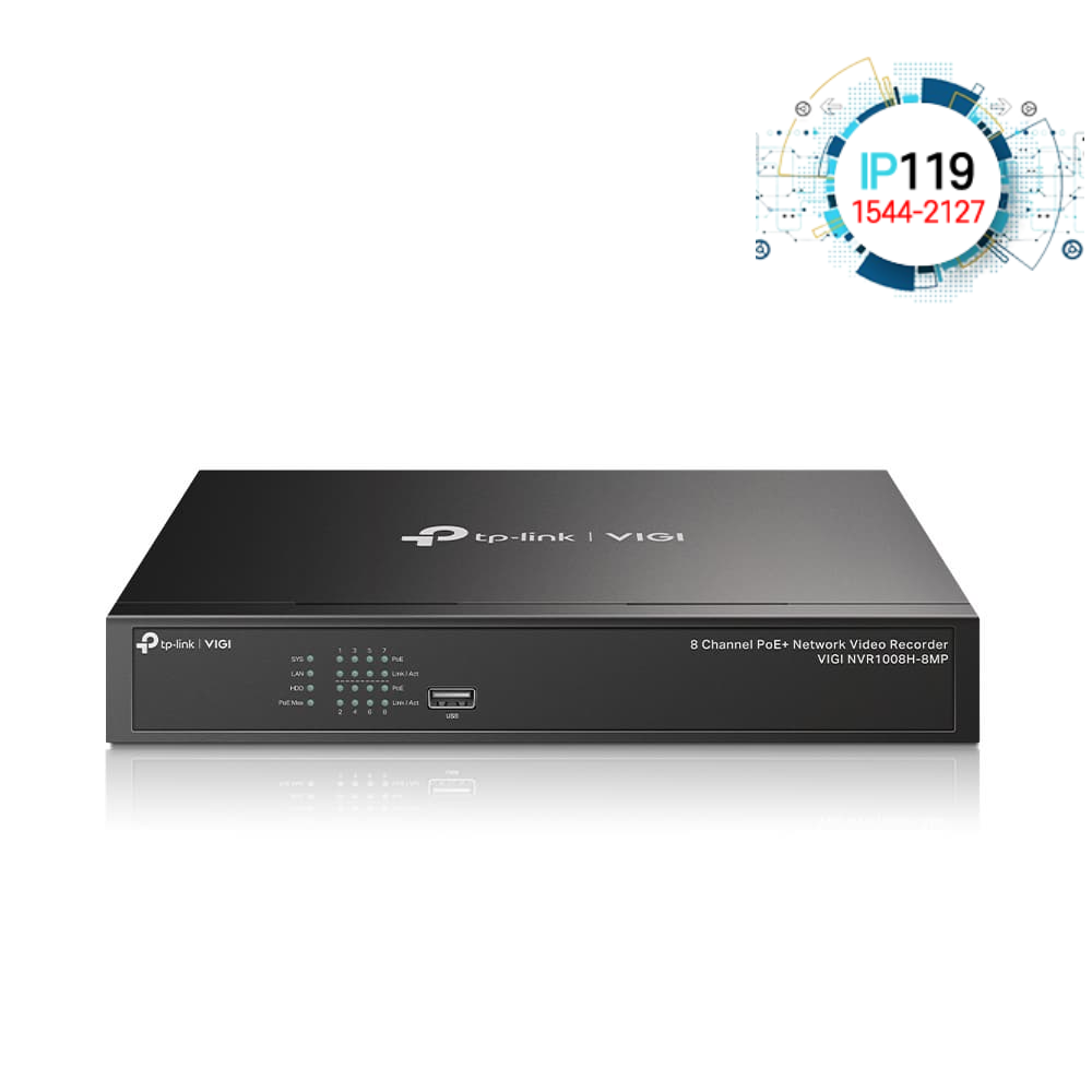 TPLINK 티피링크 VIGI NVR1008H-8MP 800만화소 지원 8채널