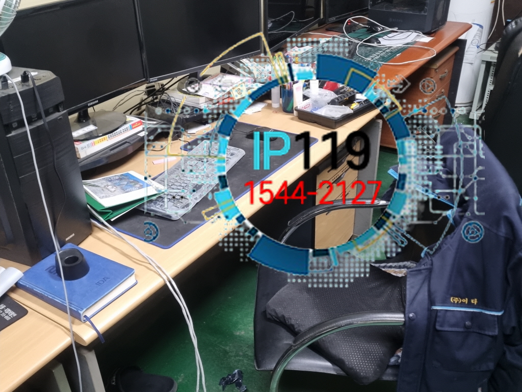 화성 사무실 11회선 랜공사 바닥 포설 및 AX17·SG1016 네트워크 작업